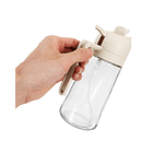 Botella Rociador De Aceite Dispensador Vinagre 2en1 Transparente 6