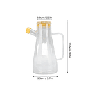 Dispensador De Aceite Y Vinagre Borocilicato Transparente 2