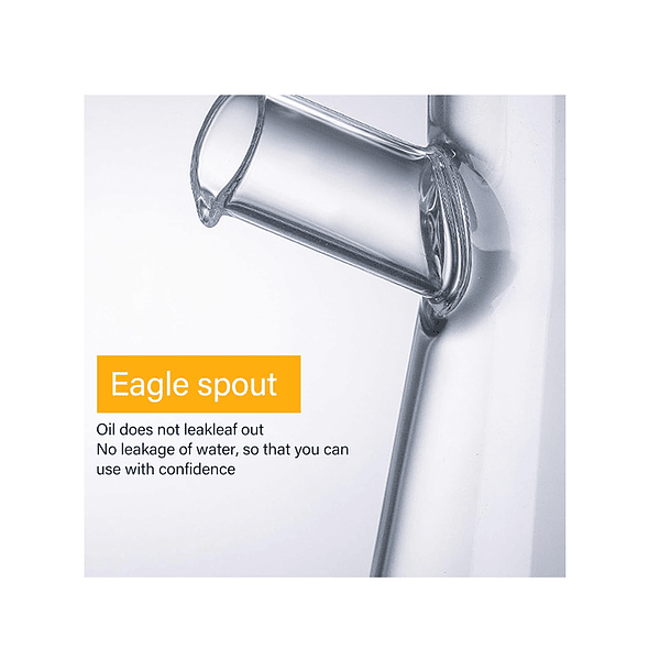 Dispensador De Aceite Y Vinagre Borocilicato Transparente 4