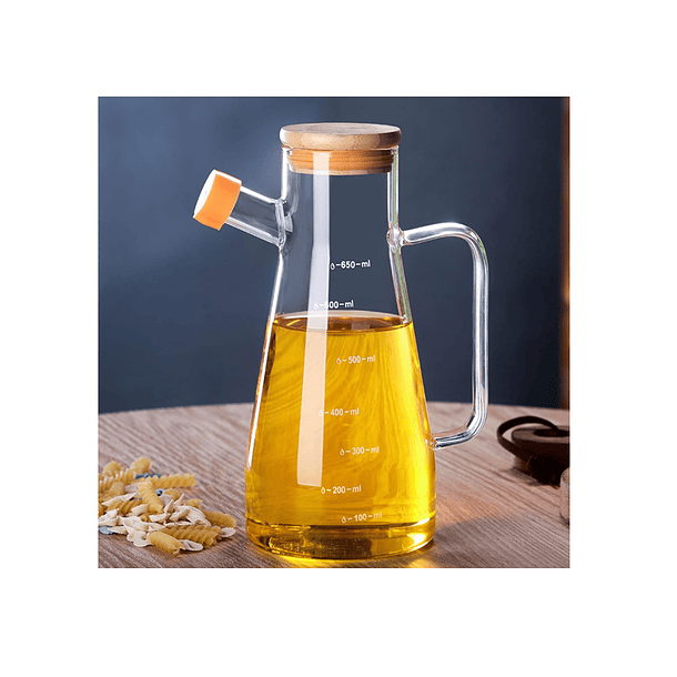 Dispensador De Aceite Y Vinagre Borocilicato Transparente 8