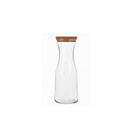 Botella Jarra Vidrio Decantador Con Tapa Transparente 1