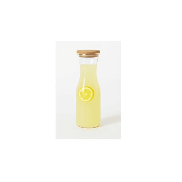 Botella Jarra Vidrio Decantador Con Tapa Transparente 3