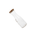 Botella Jarra Vidrio Decantador Con Tapa Transparente 4