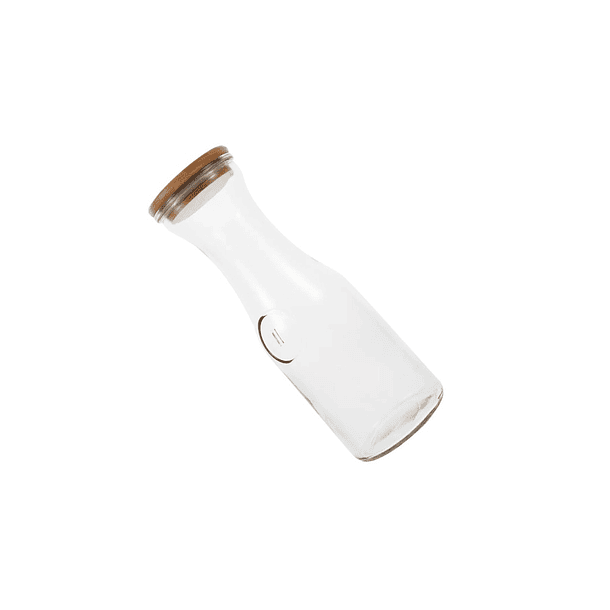 Botella Jarra Vidrio Decantador Con Tapa Transparente 4