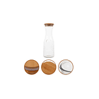 Botella Jarra Vidrio Decantador Con Tapa Transparente 5