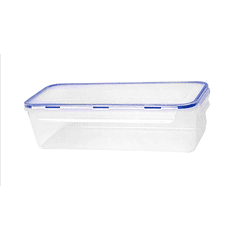 Taper Hermético De Plastico Para Comida Transparente