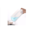 Taper Hermético De Plastico Para Comida Transparente 2