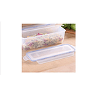Taper Hermético De Plastico Para Comida Transparente 3