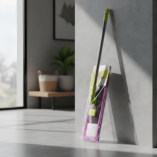 Trapero Plano De Microfibra Con Mango 4