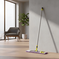 Trapero Plano De Microfibra Con Mango