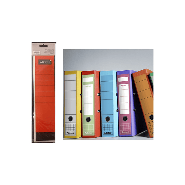 Lomos Autoadhesivos Para Archivador 10 Unidades 6