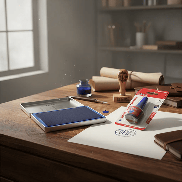 Recarga De Tinta Genérica Para Timbres 3