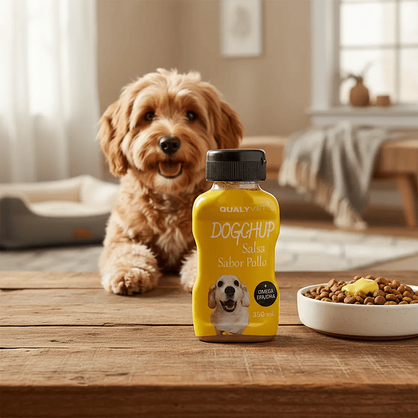 Salsa Dogchup Sabor Pollo Para Perros 3
