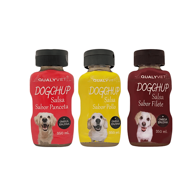 Salsa Dogchup Sabor Pollo Para Perros 6