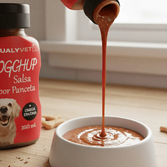 Salsa Dogchup Sabor Panceta Para Perros