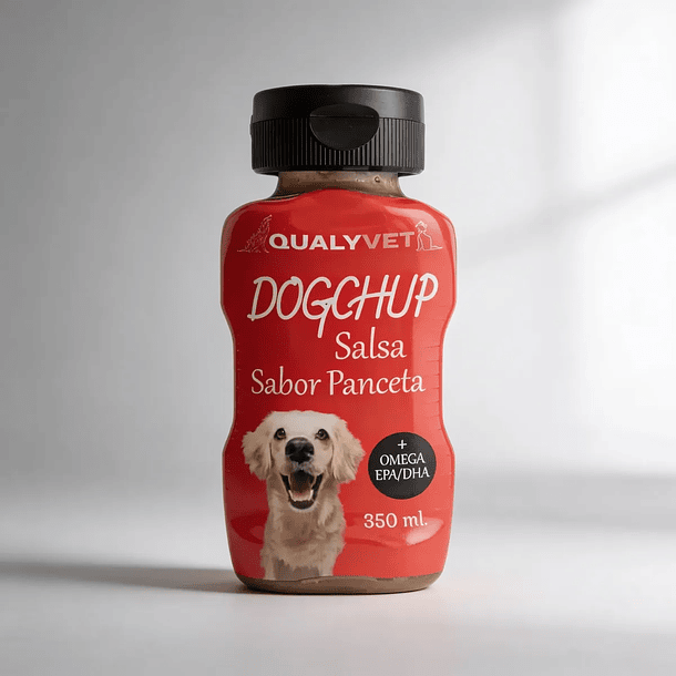 Salsa Dogchup Sabor Panceta Para Perros 3