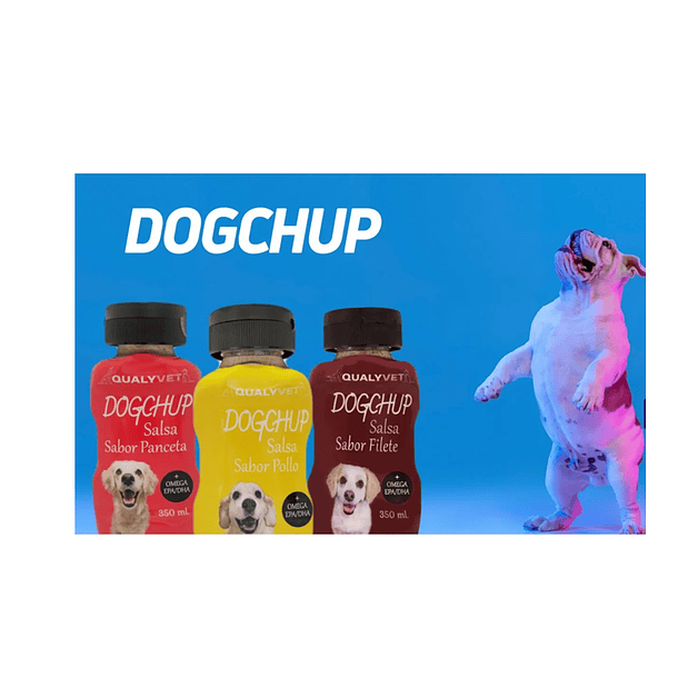 Salsa Dogchup Sabor Panceta Para Perros 7