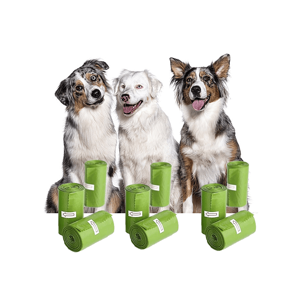 Pack De 10 Rollos De Bolsas Desechos Perro Basura 4