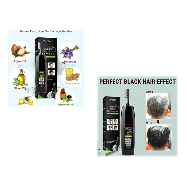 Shampoo Cubre Canas Negro 2