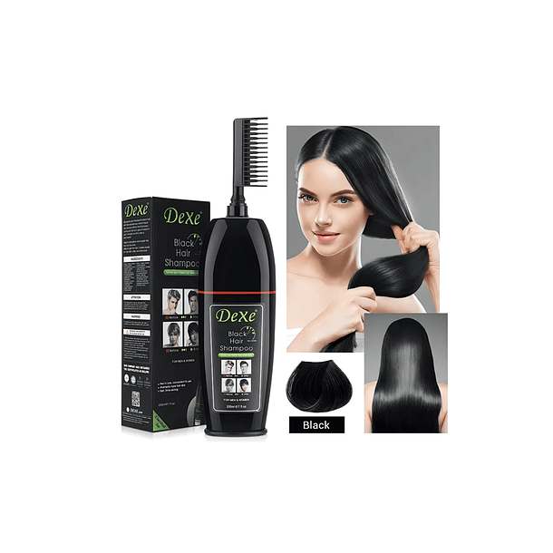 Shampoo Cubre Canas Negro 4