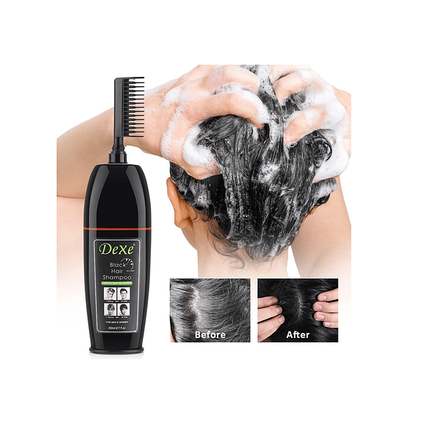 Shampoo Cubre Canas Negro 6