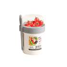 Vaso De Yogurt Bebidas Y Cereal Frutas, Frutos Secos 2en1 2