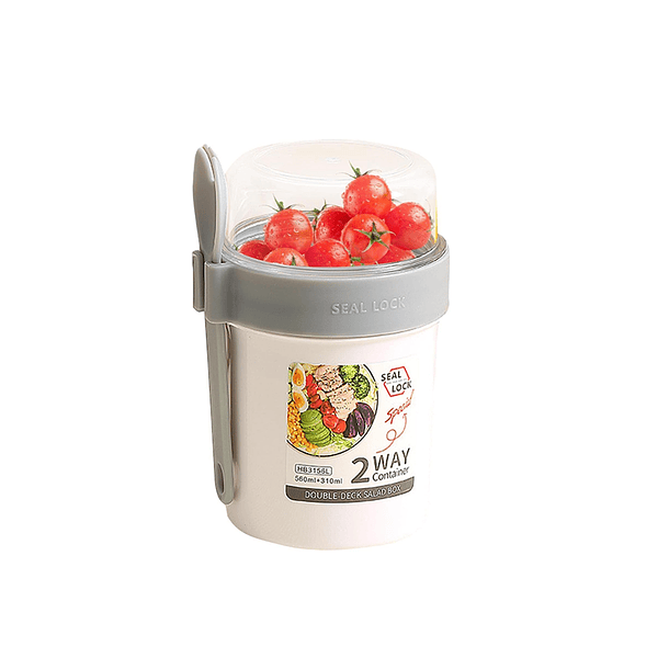 Vaso De Yogurt Bebidas Y Cereal Frutas, Frutos Secos 2en1 2