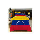 Cubrecama Bandera Venezuela 2 Plazas Bandera 1