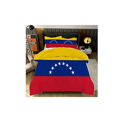 Cubrecama Bandera Venezuela 2 Plazas Bandera