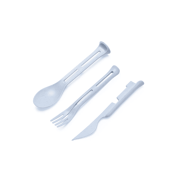 Set De Cubiertos 3 En 1 Plegables, Camping Outdoor Reutiliza 3