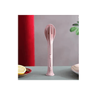 Set De Cubiertos 3 En 1 Plegables, Camping Outdoor Reutiliza 6