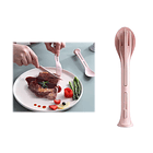 Set De Cubiertos 3 En 1 Plegables, Camping Outdoor Reutiliza 7