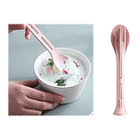 Set De Cubiertos 3 En 1 Plegables, Camping Outdoor Reutiliza 9