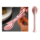 Set De Cubiertos 3 En 1 Plegables, Camping Outdoor Reutiliza 10