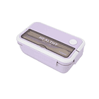 Taper 2 Compartimentos De Plástico Para Comida 4