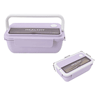 Taper 2 Compartimentos De Plástico Para Comida 7