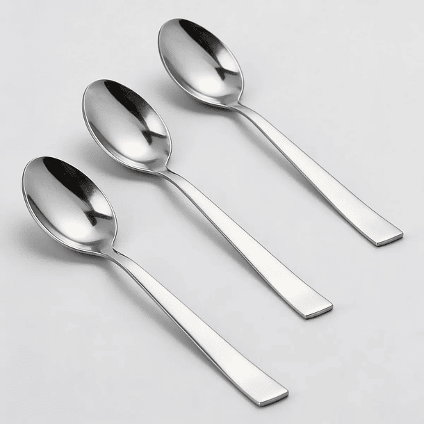 Set De 3 Cucharas De Té Café Mesa Alta Calida 4