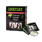 Shampoo Con Tinte Negro 10 Sachets De 25ml C/u 1