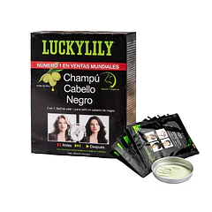 Shampoo Con Tinte Negro 10 Sachets De 25ml C/u