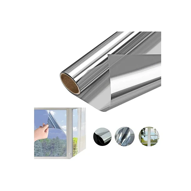 Film Espejeado Exterior Para Para Ventana Anti Sol 45 X 200 3