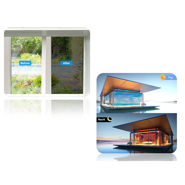 Film Espejeado Exterior Para Para Ventana Anti Sol 45 X 200 5