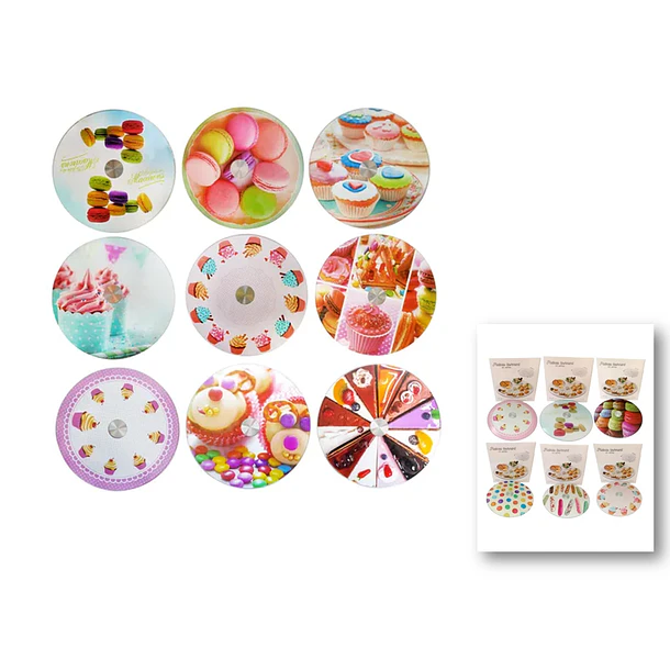 Plato Base Giratoria Torta Resposteria 25 Cms 5