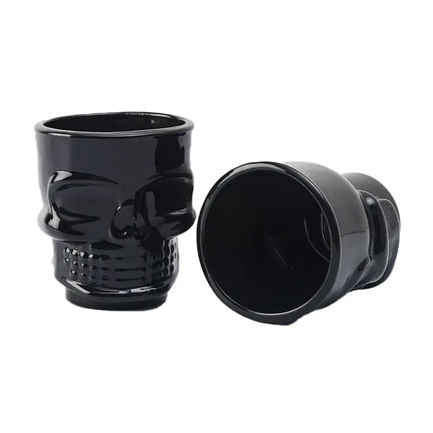 Set 4 Shot Vidrio Calavera Tequila Cortito 2