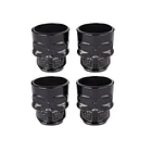 Set 4 Shot Vidrio Calavera Tequila Cortito 1