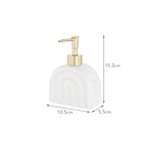 Dispensador Jabón Alcohol Gel Arcoiris Decorativo. 2