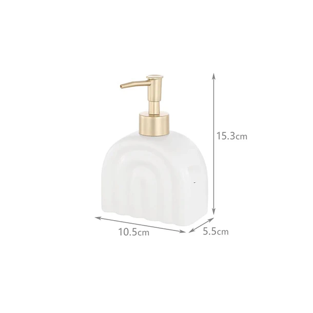 Dispensador Jabón Alcohol Gel Arcoiris Decorativo. 2