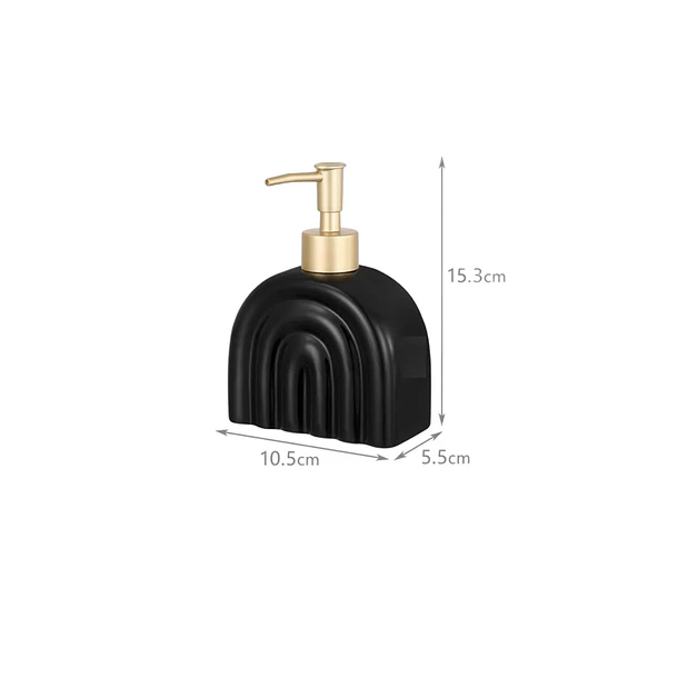 Dispensador Jabón Alcohol Gel Arcoiris Decorativo. 2