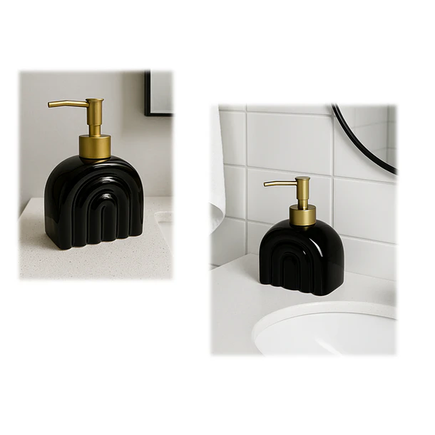 Dispensador Jabón Alcohol Gel Arcoiris Decorativo. 3