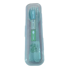 Set De Cubiertos Portátil Reutilizable Con Estuche