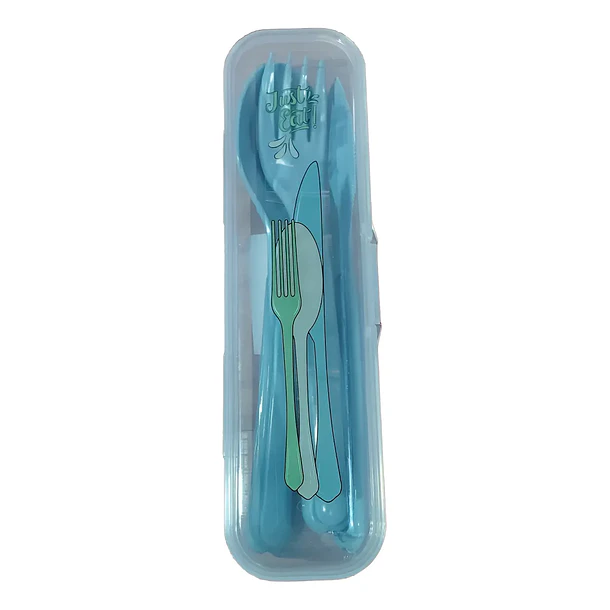 Set De Cubiertos Portátil Reutilizable Con Estuche 2